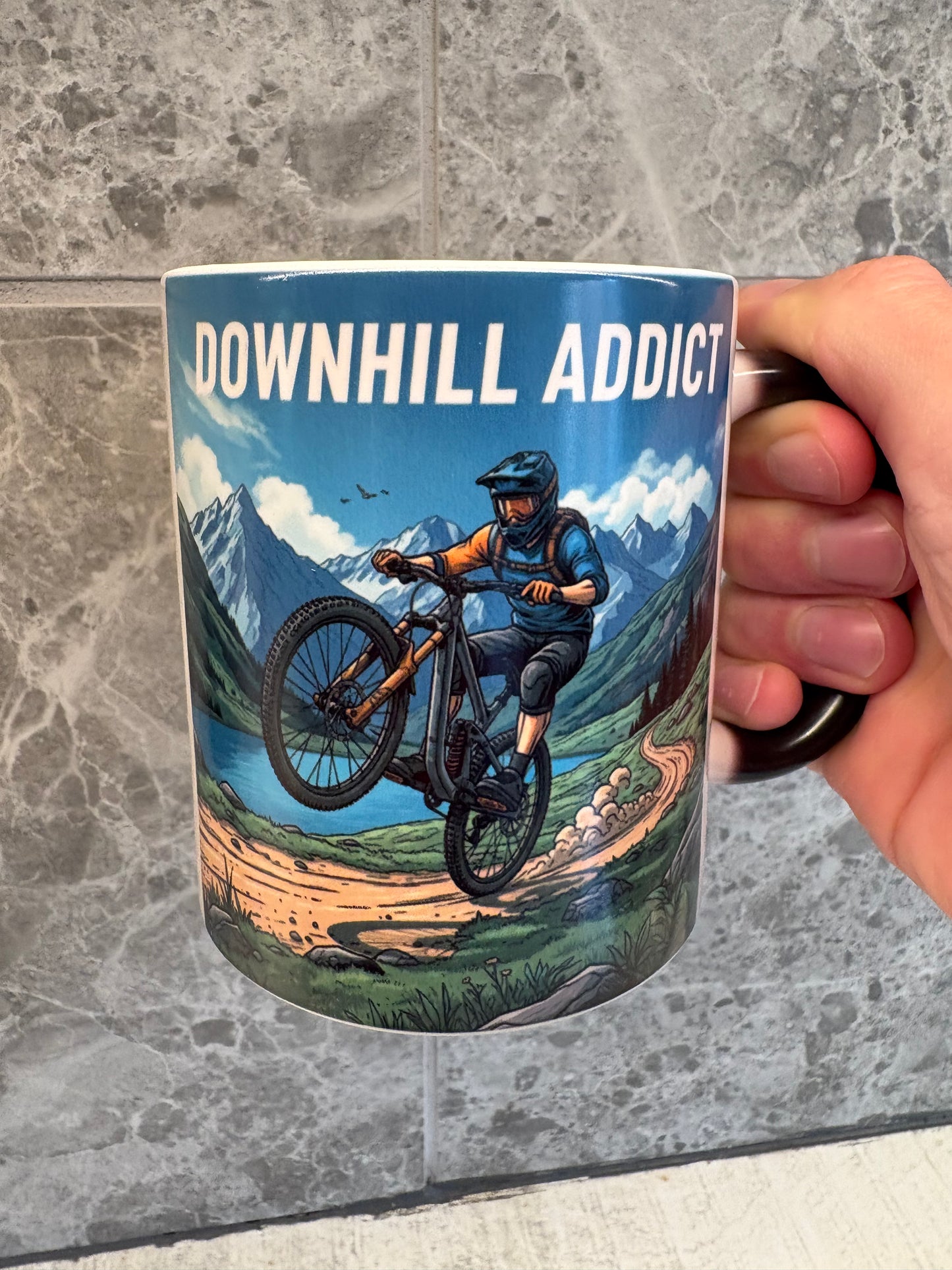 Downhill Addict Mug