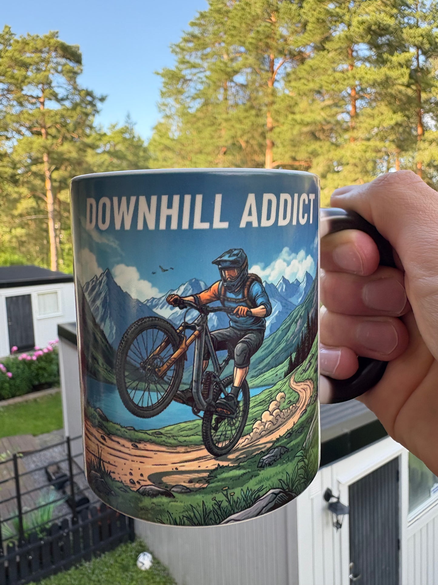 Downhill Addict Mug